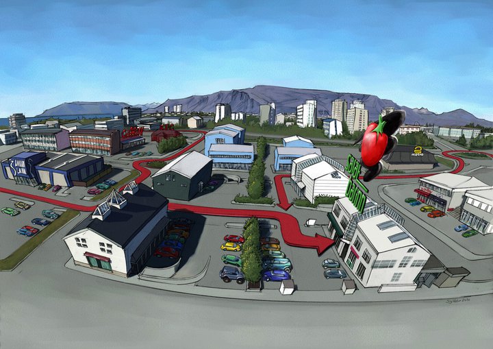 salatbarinn Iceland directions